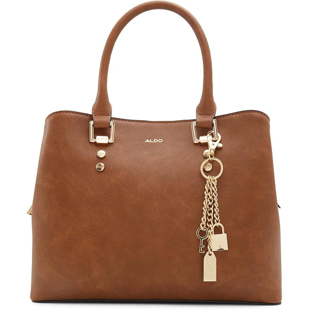 ALDO Women's Medium Brown Spaciously Stylish Functional Shoulder Strap Bag